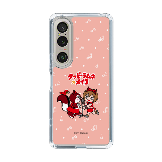 スリムプロテクションケース［ 初音ミク×クッピーラムネ - MEIKO×ラム - デフォルメイラスト ］