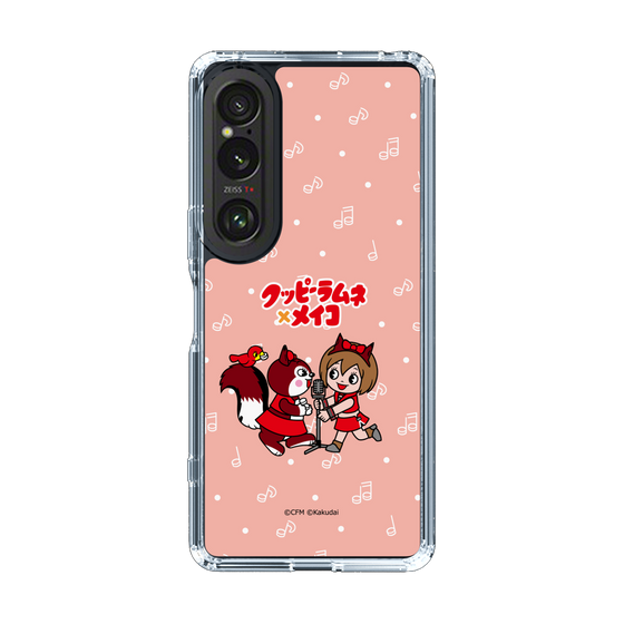 スリムプロテクションケース［ 初音ミク×クッピーラムネ - MEIKO×ラム - デフォルメイラスト ］