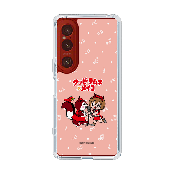 スリムプロテクションケース［ 初音ミク×クッピーラムネ - MEIKO×ラム - デフォルメイラスト ］