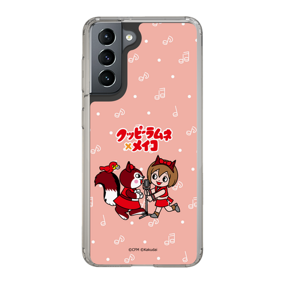 スリムプロテクションケース［ 初音ミク×クッピーラムネ - MEIKO×ラム - デフォルメイラスト ］