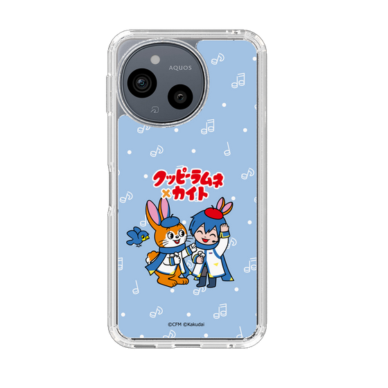 スリムプロテクションケース［ 初音ミク×クッピーラムネ - KAITO×クッピー - デフォルメイラスト ］