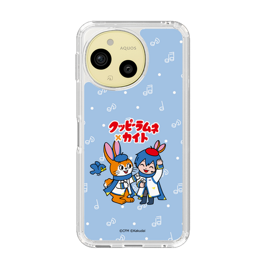 スリムプロテクションケース［ 初音ミク×クッピーラムネ - KAITO×クッピー - デフォルメイラスト ］