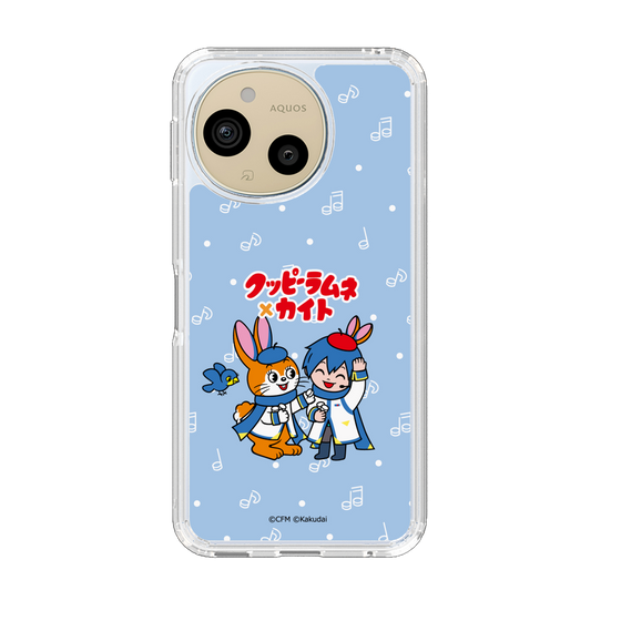 スリムプロテクションケース［ 初音ミク×クッピーラムネ - KAITO×クッピー - デフォルメイラスト ］