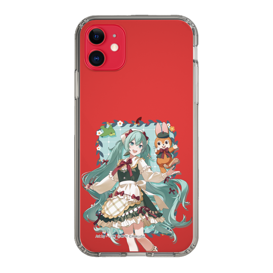 スリムプロテクションケース［ 初音ミク×クッピーラムネ - 初音ミク×クッピー - 等身イラスト1 ］