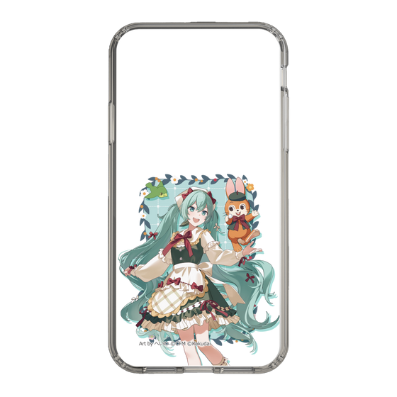 スリムプロテクションケース［ 初音ミク×クッピーラムネ - 初音ミク×クッピー - 等身イラスト1 ］