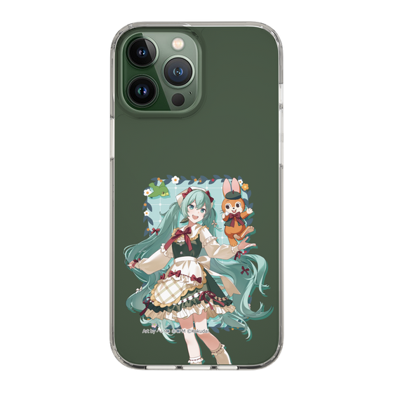 スリムプロテクションケース［ 初音ミク×クッピーラムネ - 初音ミク×クッピー - 等身イラスト1 ］