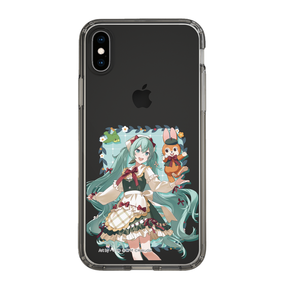スリムプロテクションケース［ 初音ミク×クッピーラムネ - 初音ミク×クッピー - 等身イラスト1 ］
