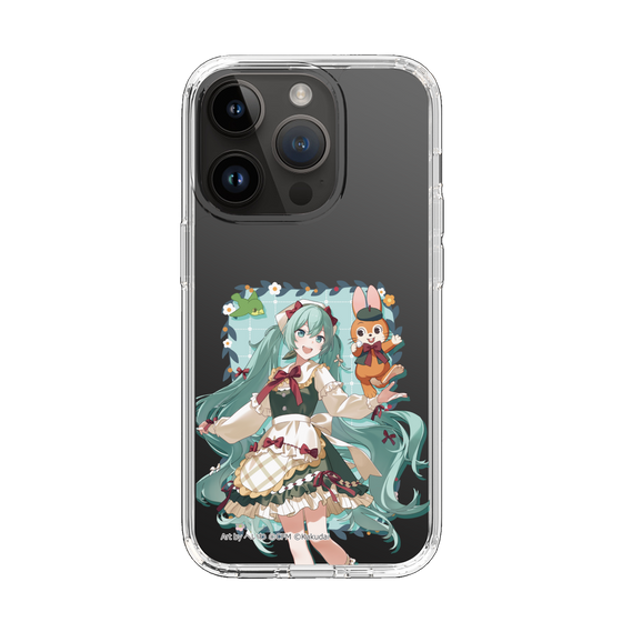 スリムプロテクションケース［ 初音ミク×クッピーラムネ - 初音ミク×クッピー - 等身イラスト1 ］