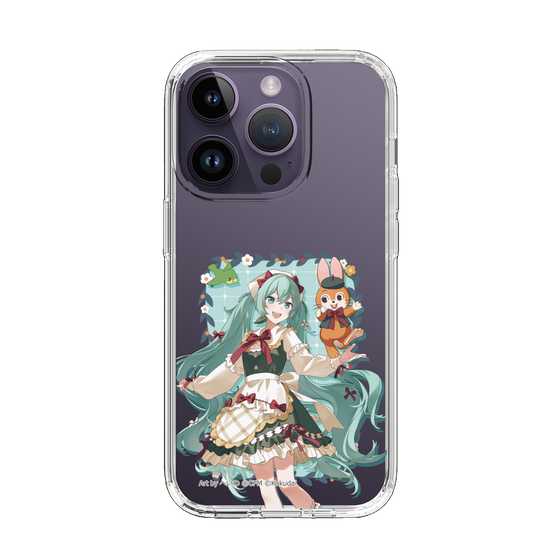 スリムプロテクションケース［ 初音ミク×クッピーラムネ - 初音ミク×クッピー - 等身イラスト1 ］