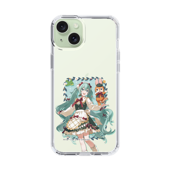 スリムプロテクションケース［ 初音ミク×クッピーラムネ - 初音ミク×クッピー - 等身イラスト1 ］