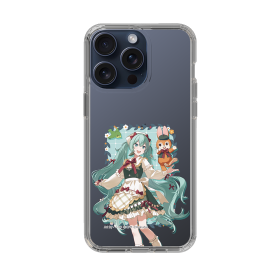 スリムプロテクションケース［ 初音ミク×クッピーラムネ - 初音ミク×クッピー - 等身イラスト1 ］