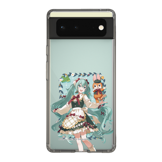 スリムプロテクションケース［ 初音ミク×クッピーラムネ - 初音ミク×クッピー - 等身イラスト1 ］