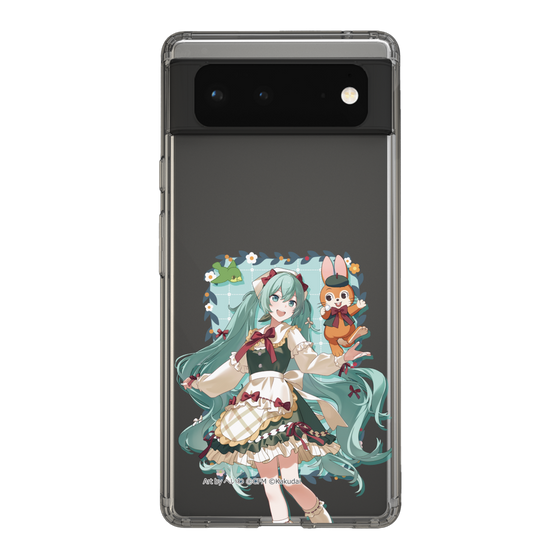 スリムプロテクションケース［ 初音ミク×クッピーラムネ - 初音ミク×クッピー - 等身イラスト1 ］