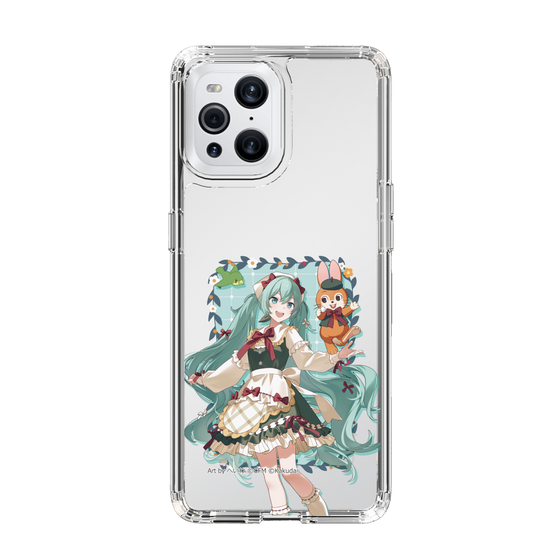 スリムプロテクションケース［ 初音ミク×クッピーラムネ - 初音ミク×クッピー - 等身イラスト1 ］