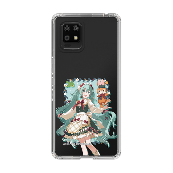スリムプロテクションケース［ 初音ミク×クッピーラムネ - 初音ミク×クッピー - 等身イラスト1 ］