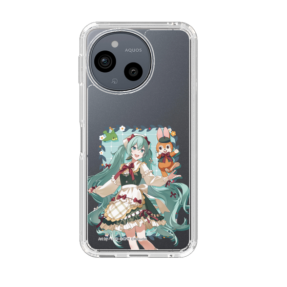 スリムプロテクションケース［ 初音ミク×クッピーラムネ - 初音ミク×クッピー - 等身イラスト1 ］