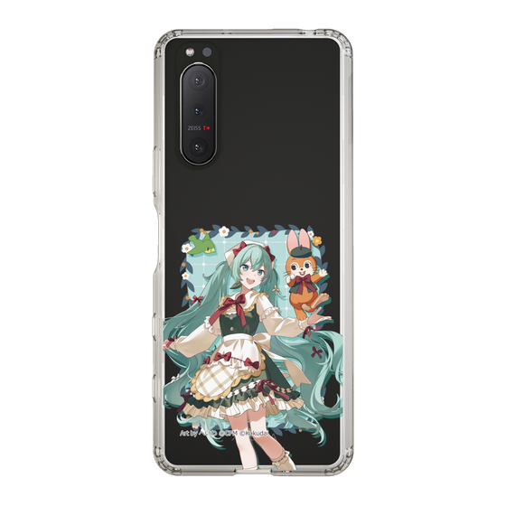 スリムプロテクションケース［ 初音ミク×クッピーラムネ - 初音ミク×クッピー - 等身イラスト1 ］