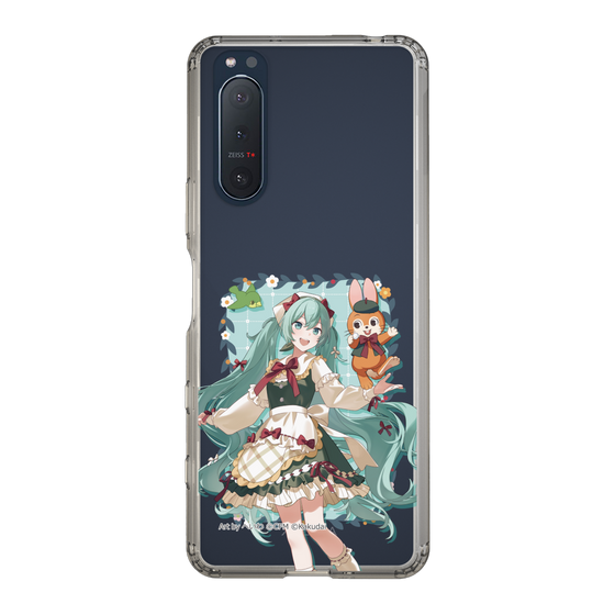 スリムプロテクションケース［ 初音ミク×クッピーラムネ - 初音ミク×クッピー - 等身イラスト1 ］