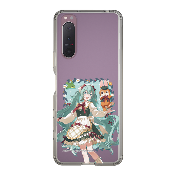 スリムプロテクションケース［ 初音ミク×クッピーラムネ - 初音ミク×クッピー - 等身イラスト1 ］