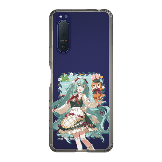 スリムプロテクションケース［ 初音ミク×クッピーラムネ - 初音ミク×クッピー - 等身イラスト1 ］