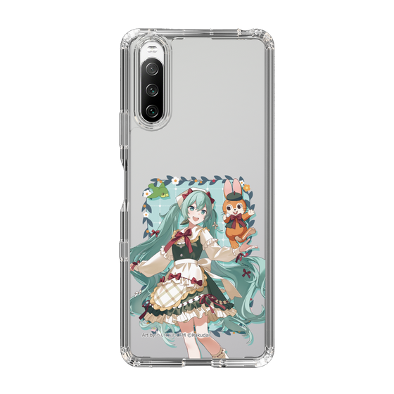 スリムプロテクションケース［ 初音ミク×クッピーラムネ - 初音ミク×クッピー - 等身イラスト1 ］