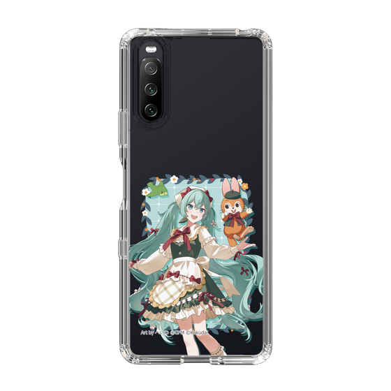 スリムプロテクションケース［ 初音ミク×クッピーラムネ - 初音ミク×クッピー - 等身イラスト1 ］