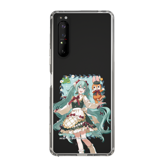 スリムプロテクションケース［ 初音ミク×クッピーラムネ - 初音ミク×クッピー - 等身イラスト1 ］