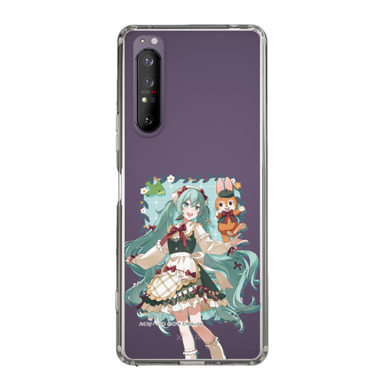 スリムプロテクションケース［ 初音ミク×クッピーラムネ - 初音ミク×クッピー - 等身イラスト1 ］