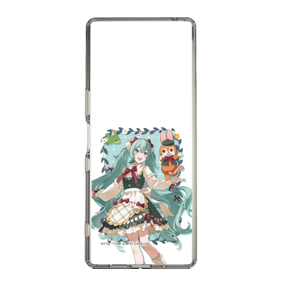 スリムプロテクションケース［ 初音ミク×クッピーラムネ - 初音ミク×クッピー - 等身イラスト1 ］