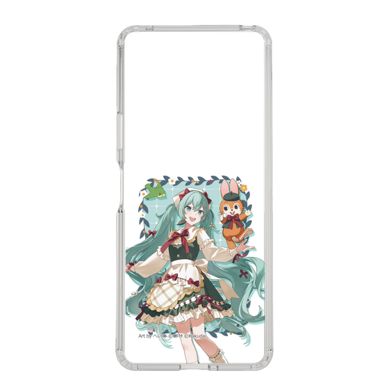 スリムプロテクションケース［ 初音ミク×クッピーラムネ - 初音ミク×クッピー - 等身イラスト1 ］