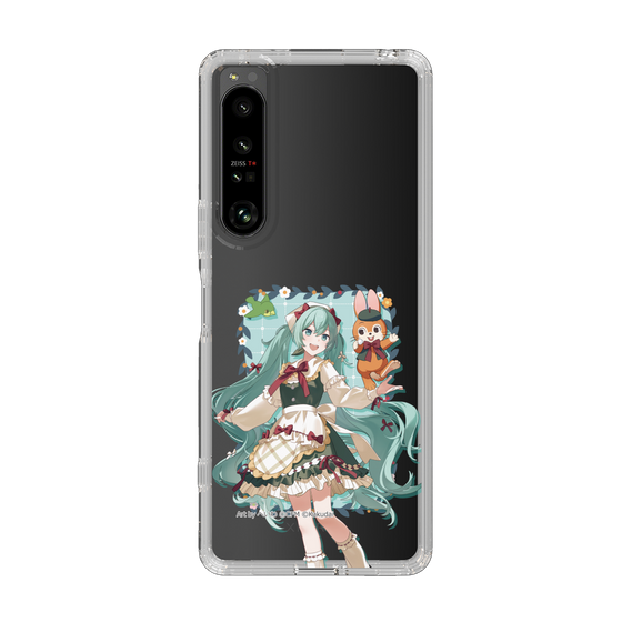 スリムプロテクションケース［ 初音ミク×クッピーラムネ - 初音ミク×クッピー - 等身イラスト1 ］