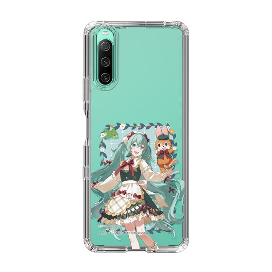 スリムプロテクションケース［ 初音ミク×クッピーラムネ - 初音ミク×クッピー - 等身イラスト1 ］