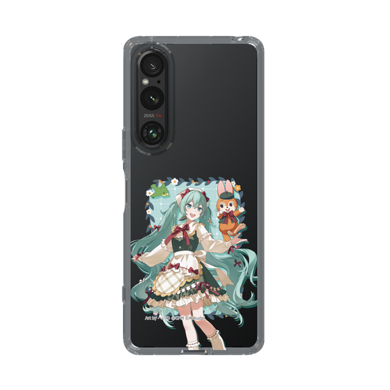 スリムプロテクションケース［ 初音ミク×クッピーラムネ - 初音ミク×クッピー - 等身イラスト1 ］