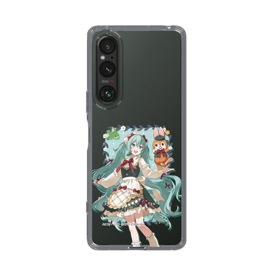 スリムプロテクションケース［ 初音ミク×クッピーラムネ - 初音ミク×クッピー - 等身イラスト1 ］