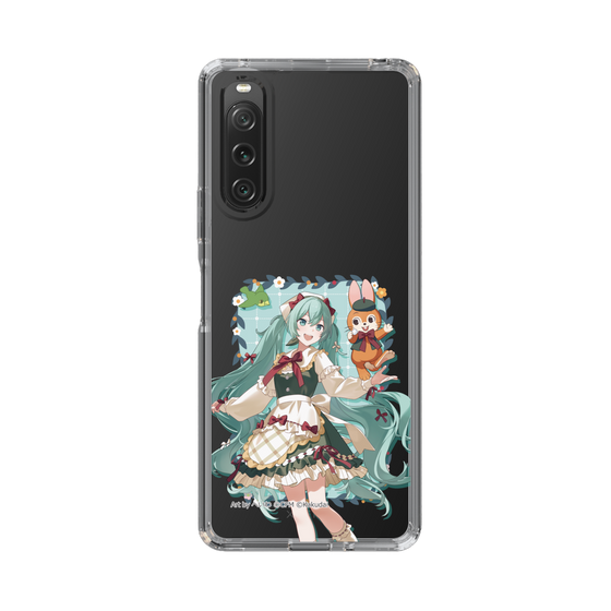 スリムプロテクションケース［ 初音ミク×クッピーラムネ - 初音ミク×クッピー - 等身イラスト1 ］