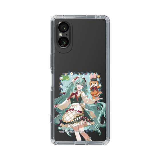 スリムプロテクションケース［ 初音ミク×クッピーラムネ - 初音ミク×クッピー - 等身イラスト1 ］