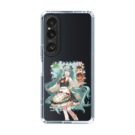 スリムプロテクションケース［ 初音ミク×クッピーラムネ - 初音ミク×クッピー - 等身イラスト1 ］