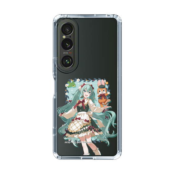 スリムプロテクションケース［ 初音ミク×クッピーラムネ - 初音ミク×クッピー - 等身イラスト1 ］