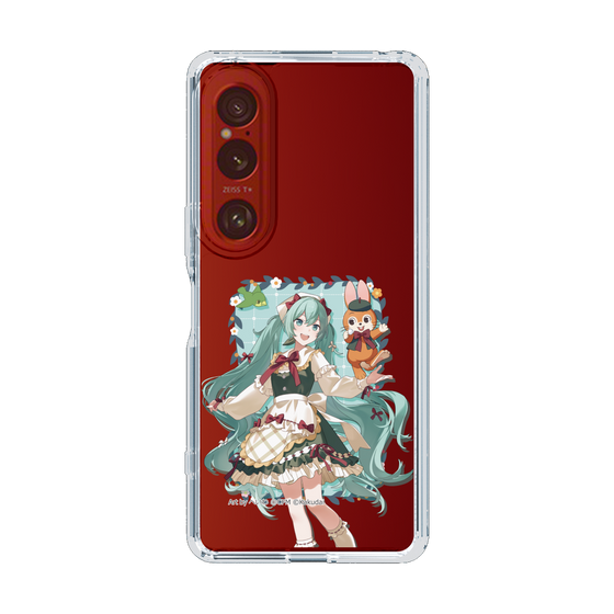 スリムプロテクションケース［ 初音ミク×クッピーラムネ - 初音ミク×クッピー - 等身イラスト1 ］