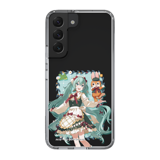 スリムプロテクションケース［ 初音ミク×クッピーラムネ - 初音ミク×クッピー - 等身イラスト1 ］