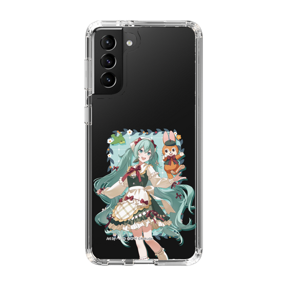 スリムプロテクションケース［ 初音ミク×クッピーラムネ - 初音ミク×クッピー - 等身イラスト1 ］
