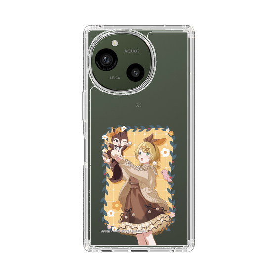 スリムプロテクションケース［ 初音ミク×クッピーラムネ - 鏡音リン×ラム - 等身イラスト1 ］