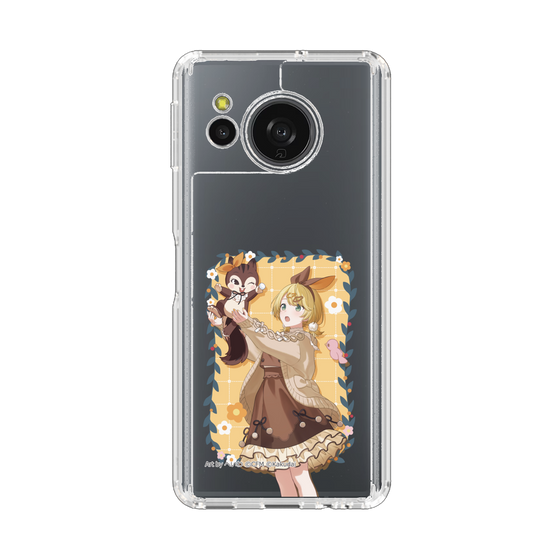 スリムプロテクションケース［ 初音ミク×クッピーラムネ - 鏡音リン×ラム - 等身イラスト1 ］