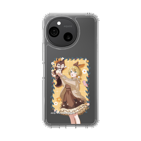 スリムプロテクションケース［ 初音ミク×クッピーラムネ - 鏡音リン×ラム - 等身イラスト1 ］