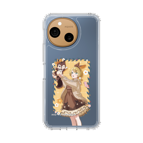 スリムプロテクションケース［ 初音ミク×クッピーラムネ - 鏡音リン×ラム - 等身イラスト1 ］