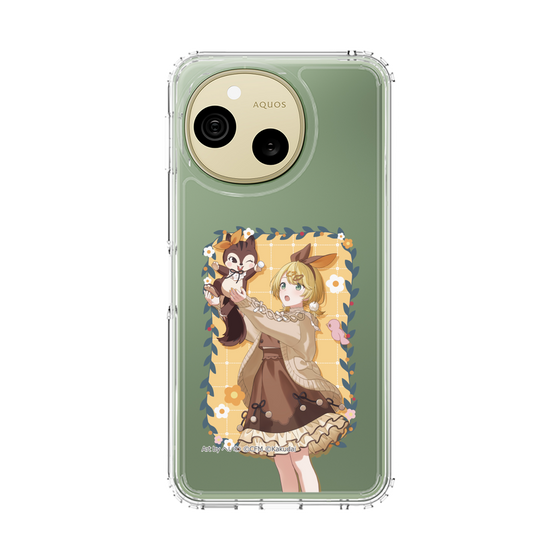 スリムプロテクションケース［ 初音ミク×クッピーラムネ - 鏡音リン×ラム - 等身イラスト1 ］