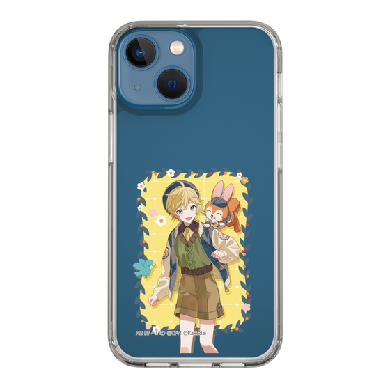 スリムプロテクションケース［ 初音ミク×クッピーラムネ - 鏡音レン×クッピー - 等身イラスト1 ］