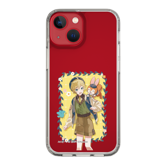 スリムプロテクションケース［ 初音ミク×クッピーラムネ - 鏡音レン×クッピー - 等身イラスト1 ］