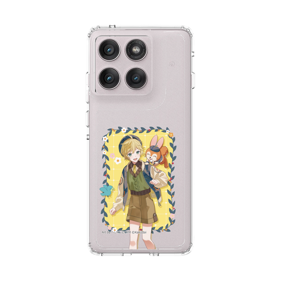 スリムプロテクションケース［ 初音ミク×クッピーラムネ - 鏡音レン×クッピー - 等身イラスト1 ］