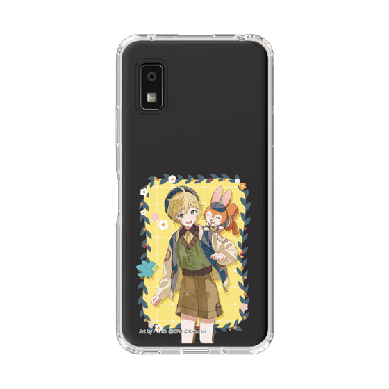 スリムプロテクションケース［ 初音ミク×クッピーラムネ - 鏡音レン×クッピー - 等身イラスト1 ］